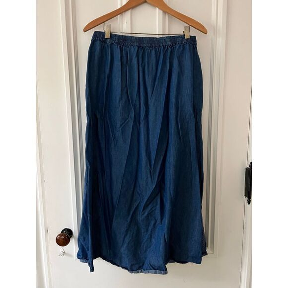 G unit fashion chambray and lace ribbon denim skirt  M - Picture 4 of 4